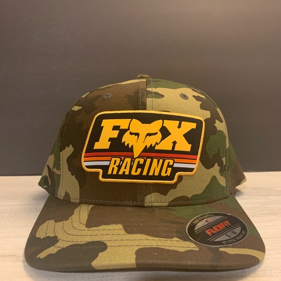 fox racing camo hat
